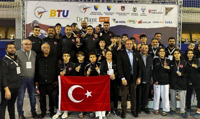 Burhaniyeli tekvandocu Balkan üçüncüsü oldu