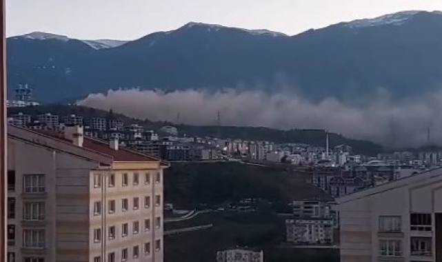 Bursa Çimento'dan gri dumanlar yükseliyor, şehrin hava kalitesi düşüyor