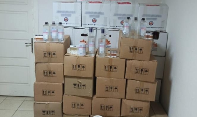 Bursa Karacabey'de yılbaşı öncesi 'sahte içki' operasyonu