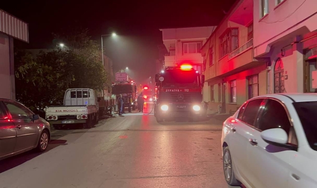 Bursa'da korkutan yangın