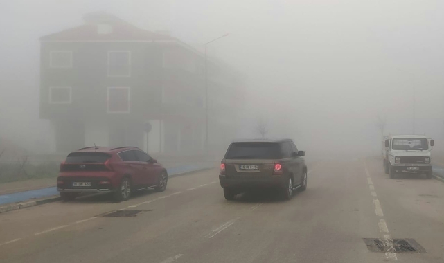 Bursa'da sis etkili oldu