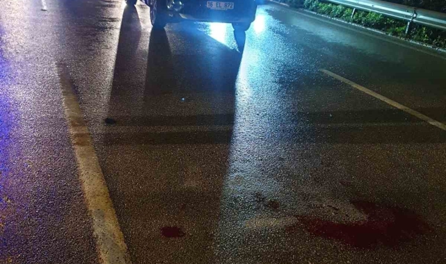 Bursa'da yoldan karşıya geçmek isteyen adama otomobil çarptı: 1 yaralı
