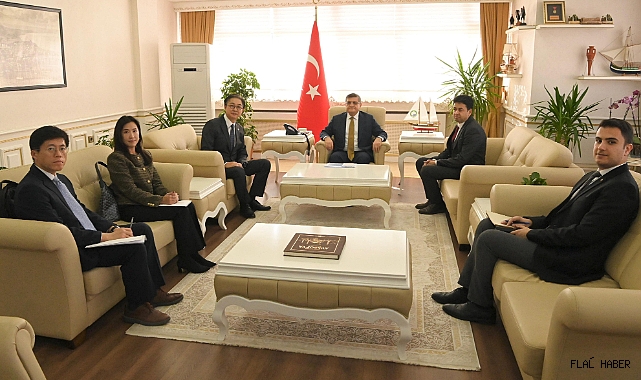 BÜYÜKELÇİ'DEN VALİ ÖZARSLAN'A ZİYARET!