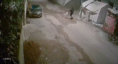 Çadırda kalan ailenin eşyalarını çalıp kaçtı