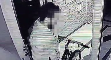 Çaldığı bisiklete binerek kaçtı