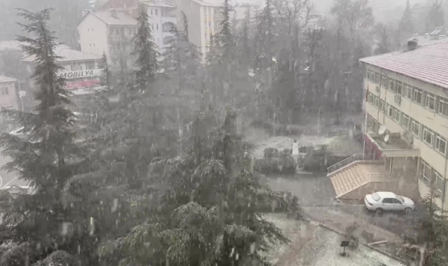 Çameli'nde yoğun kar yağışı etkili oluyor