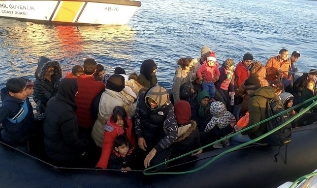 Çanakkale'de 110 kaçak göçmen yakalandı, 29 kaçak göçmen kurtarıldı