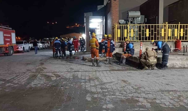 Cengiz Holding'e ait maden ocağında incelemeler devam ediyor