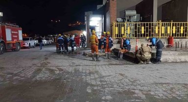 Cengiz Holding'e ait maden ocağında incelemeler devam ediyor