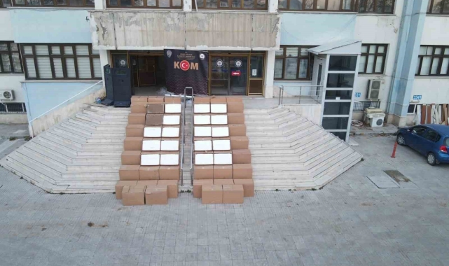 Denizli'de 1,5 milyona yakın sarma sigara yakalandı