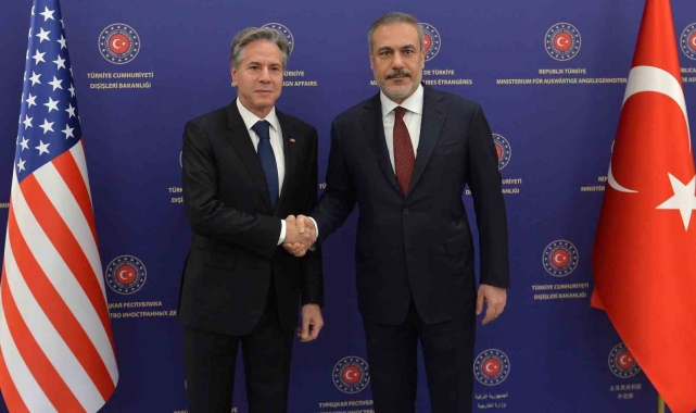 Dışişleri Bakanı Fidan, ABD'li mevkidaşı Blinken ile İsrail-Filistin çatışmasını ele aldı