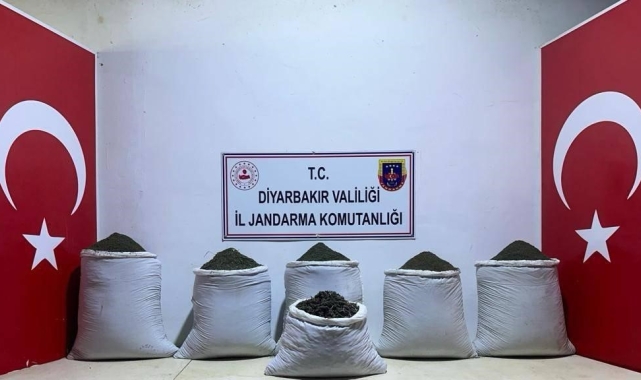 Diyarbakır'da 123 kilogram esrar ele geçirildi