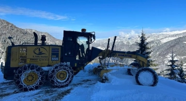 Doğu Karadeniz'de kar yağışı nedeniyle 367 köy yolu ulaşıma kapandı
