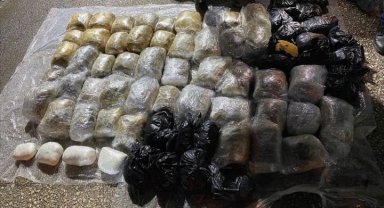 Elazığ'da 'Alex' sayesinde 45 kilo uyuşturucu ele geçirildi