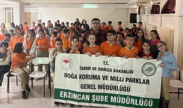Erzincan'da öğrencilere doğa bilinci aşılanıyor
