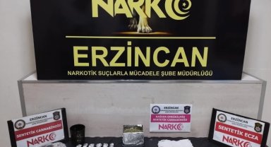 Erzincan'da uyuşturucu ticareti yapan 2 zanlı tutuklandı