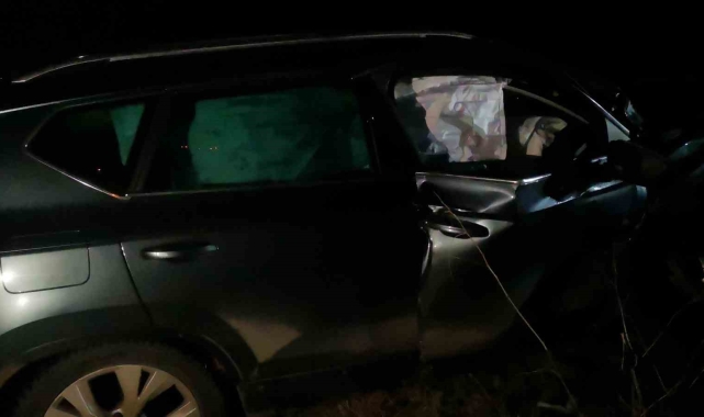 Erzurum'da otomobiller kafa kafaya çarpıştı: 2 yaralı