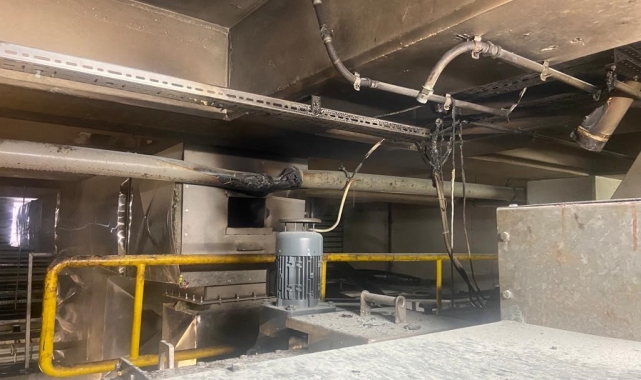 Fabrikada yangına erken müdahale