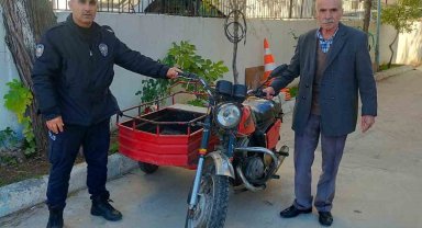 Gaziantep'te 22 yıl önce çalınan motosiklet bulundu