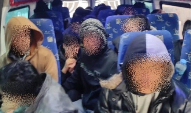 Gaziantep'te 26 düzensiz göçmen yakalandı
