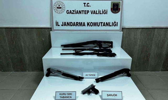 Gaziantep'te silah kaçakçılığı operasyonunda 9 kişi yakalandı