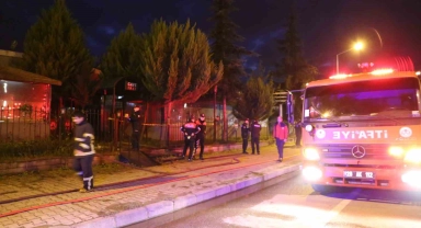 Giresun Üniversitesi sosyal tesislerinde yangın çıktı