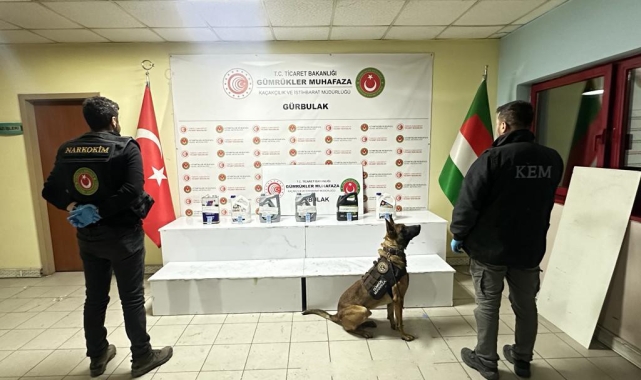 Gürbulak'ta uyuşturucu operasyonu
