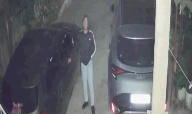 Güvenlik kameralarına yakalanan azılı motosiklet hırsızı tutuklandı