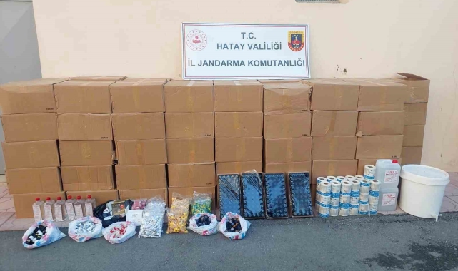 Hatay'da jandarmadan kaçak ve sahte alkol uygulaması