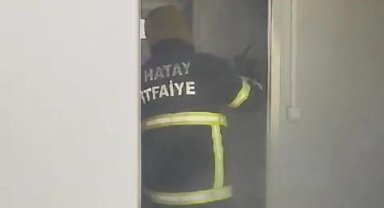 Hatay'da konteynerde yangın çıktı