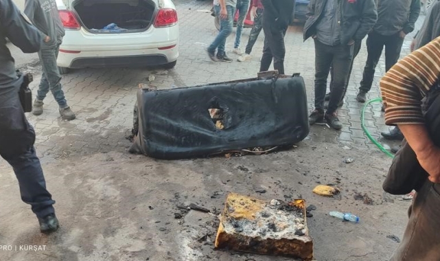 Hatay'da sanayi sitesindeki yangın panik oluşturdu