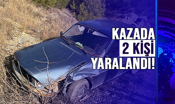 İKİ OTOMOBİL ÇARPIŞTI!