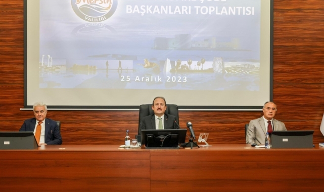 İl İdare Şube Başkanları Toplantısı Vali Pehlivan başkanlığında yapıldı