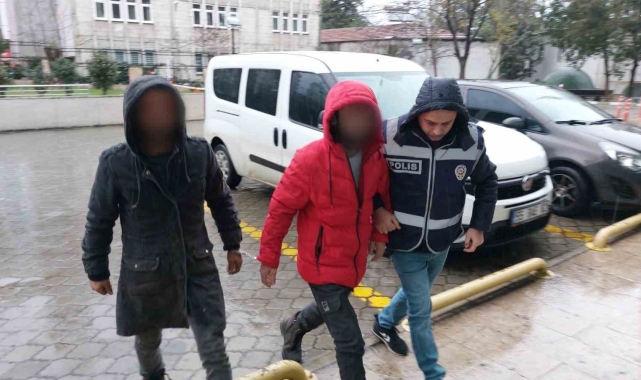 İnşaattan hırsızlığa 3 gözaltı