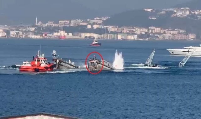 İzmit Körfez'inin ortasında can pazarı: Batan yüzer havuzdan denize atladılar