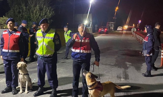 Jandarmadan yeni yıl nöbeti
