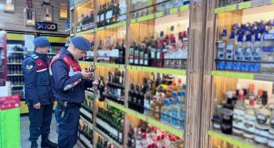 Jandarmadan yeni yıl öncesi alkol denetimi
