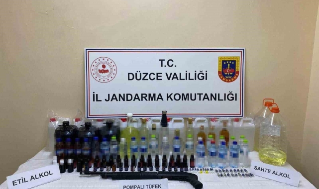 Jandarmadan yılbaşı öncesi sahte içki operasyonu