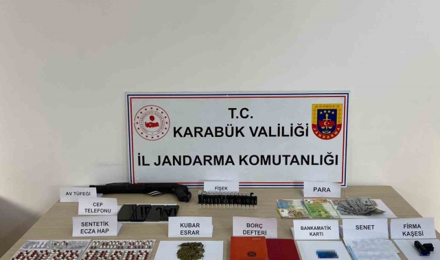 Karabük'te tefecilik ve yağma operasyonunda 10 kişi yakalandı