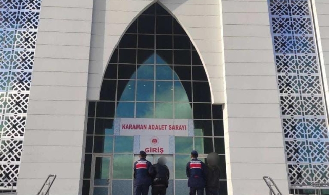Karaman'da evden hırsızlık yapan 1 kişi tutuklandı