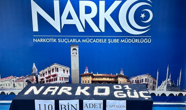 Kargo dağıtım merkezinde kolide 110 bin adet uyuşturucu hap çıktı