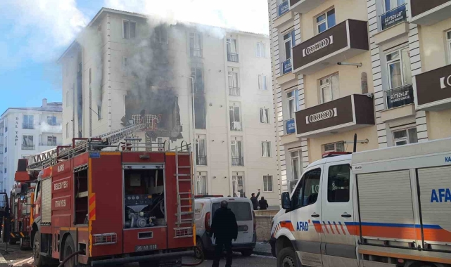 Kars'ta doğal gaz kaynaklı patlama