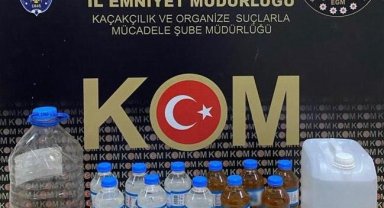 Kars'ta kaçak içki ele geçirildi