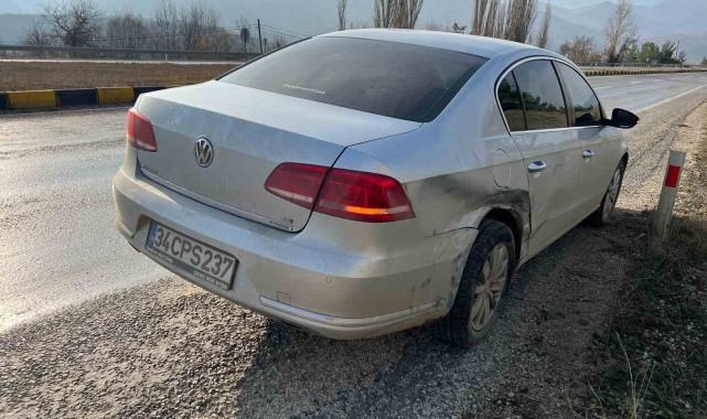 Kastamonu'da iki otomobil çarpıştı: 2 yaralı