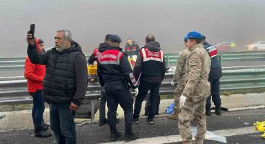 Katliam gibi kazada tutuklanan sürücü olay sonrasında böyle görüntülenmiş