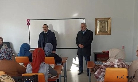 KAYMAKAM YILMAZ KUR’AN KURSLARINI ZİYARET ETTİ