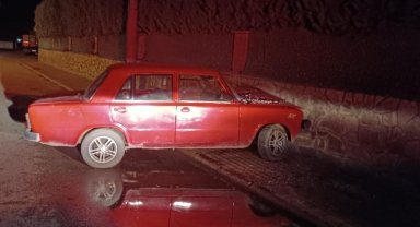 Kaza yapan alkollü sürücü, olay yerinden 1 buçuk kilometre ileride bulundu