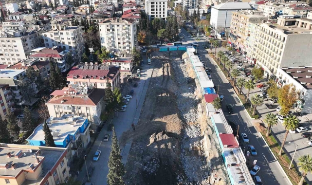 Kentsel tasarım projesinde etaplar hızla ilerliyor