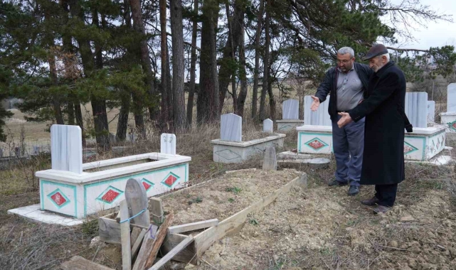 Kış uykusuna yatamayan ayılar, mezarları kazmaya başladı