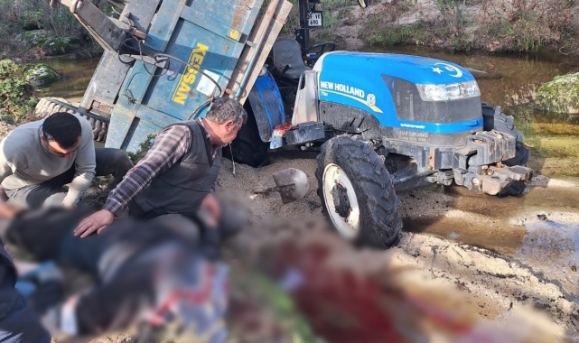 Koçarlı'da traktör kazası: 1 ölü